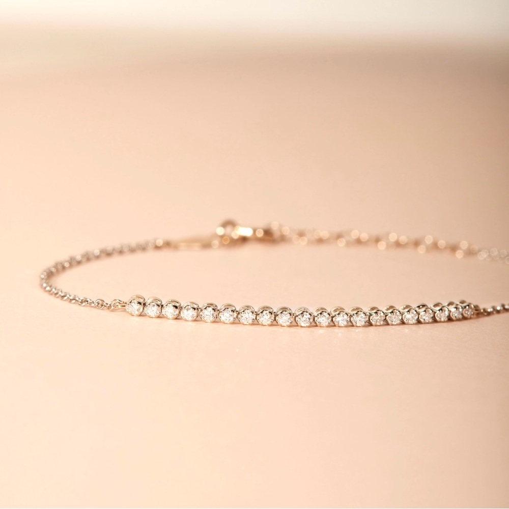Catbird Demin Tennis Braclelet